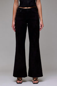 Hidden - Suede Flare Pants