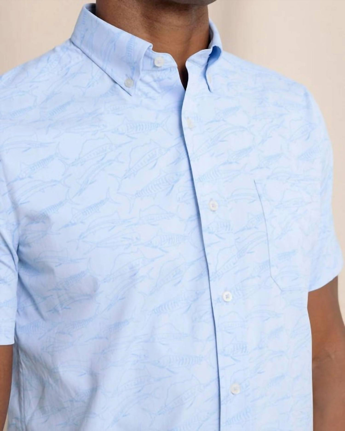 Southern Tide - Game Fish Intercoastal Short Sleeve Sport Shirt