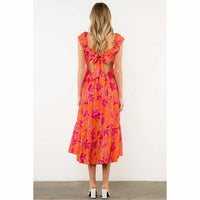 Thml - Flutter Sleeve Floral Dress