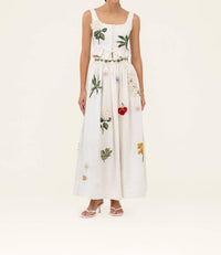 Agua By Agua Bendita - Eslabon Wild Embroidered Sleevelss Vest Top