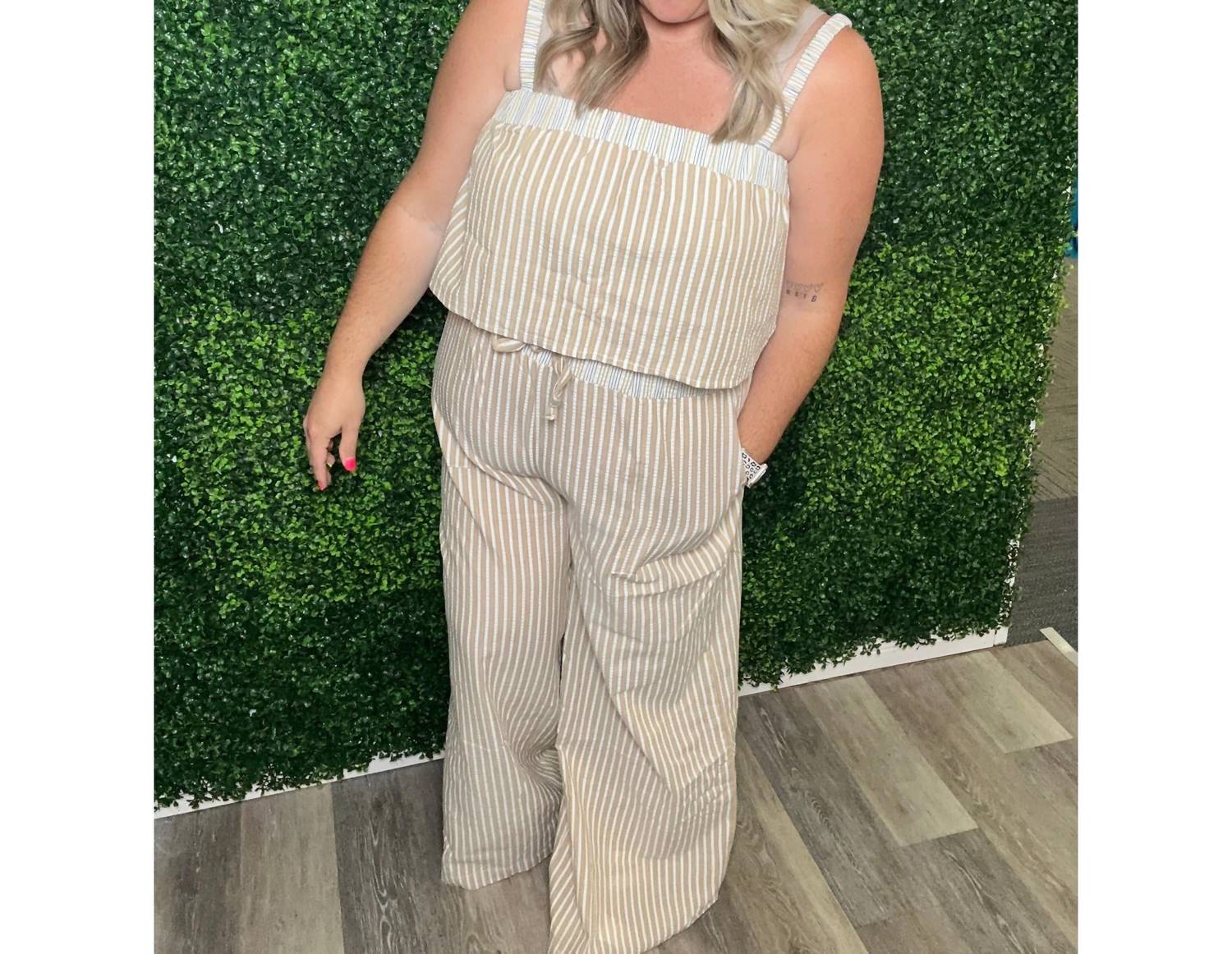 Blakeley - Seersucker Pant Set