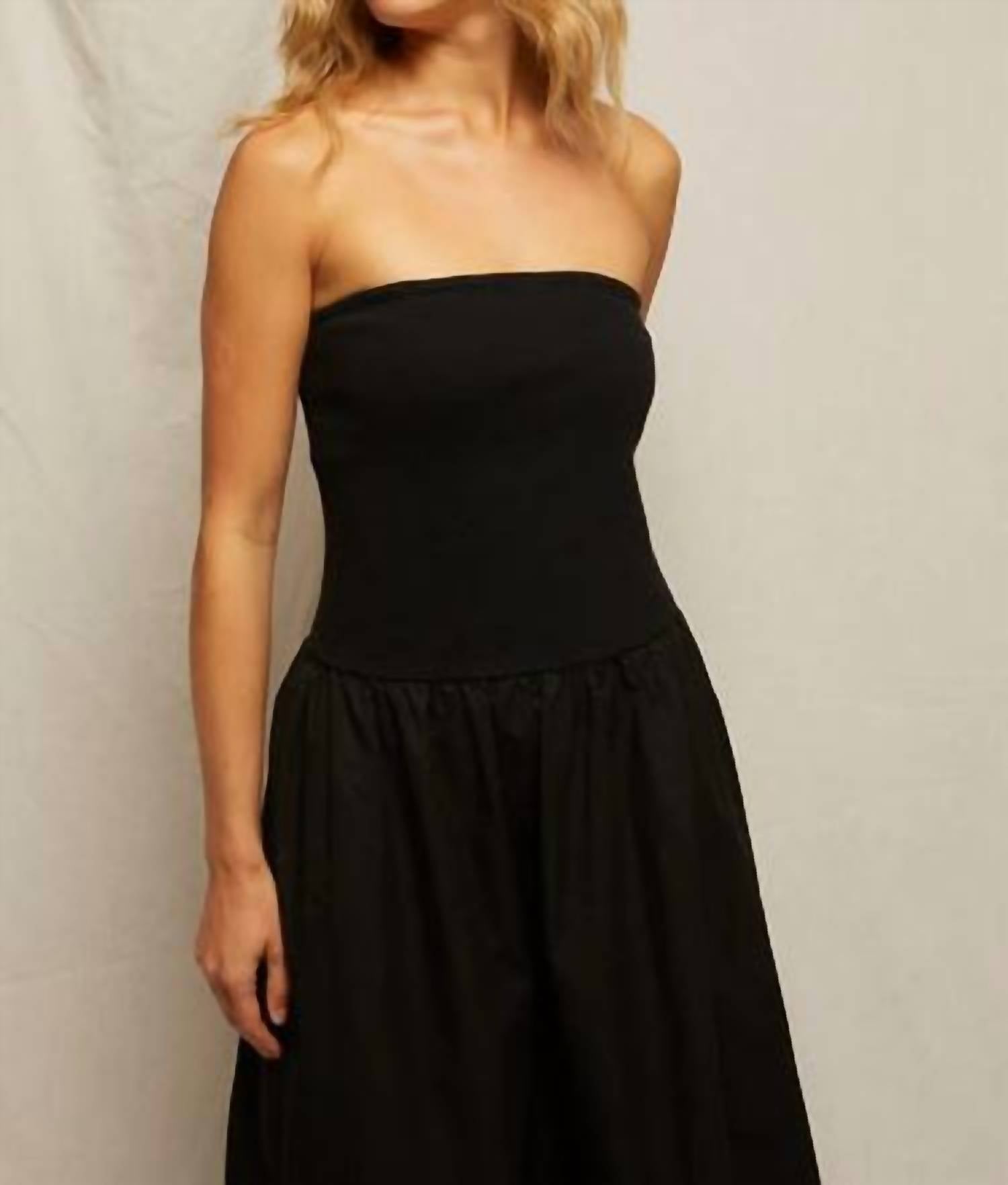 Perfectwhitetee - Kai Woven Strapless Dress