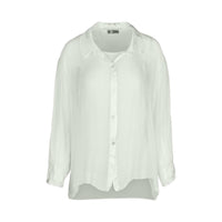 Made In Italy - Silk Blouse And Tank Set