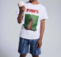 Appaman - Boy's Dog Paws Graphic Short Sleeve Tee