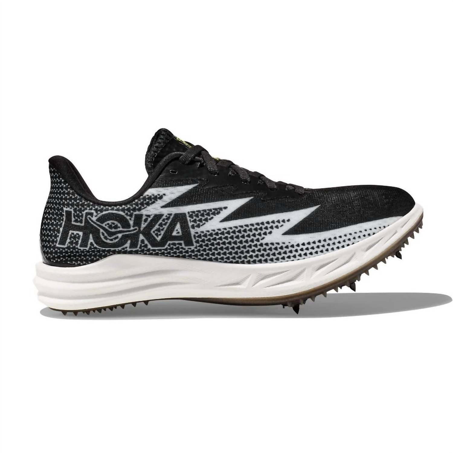 Hoka Men's U Crescendo Md Shoes in black white - men's shoe