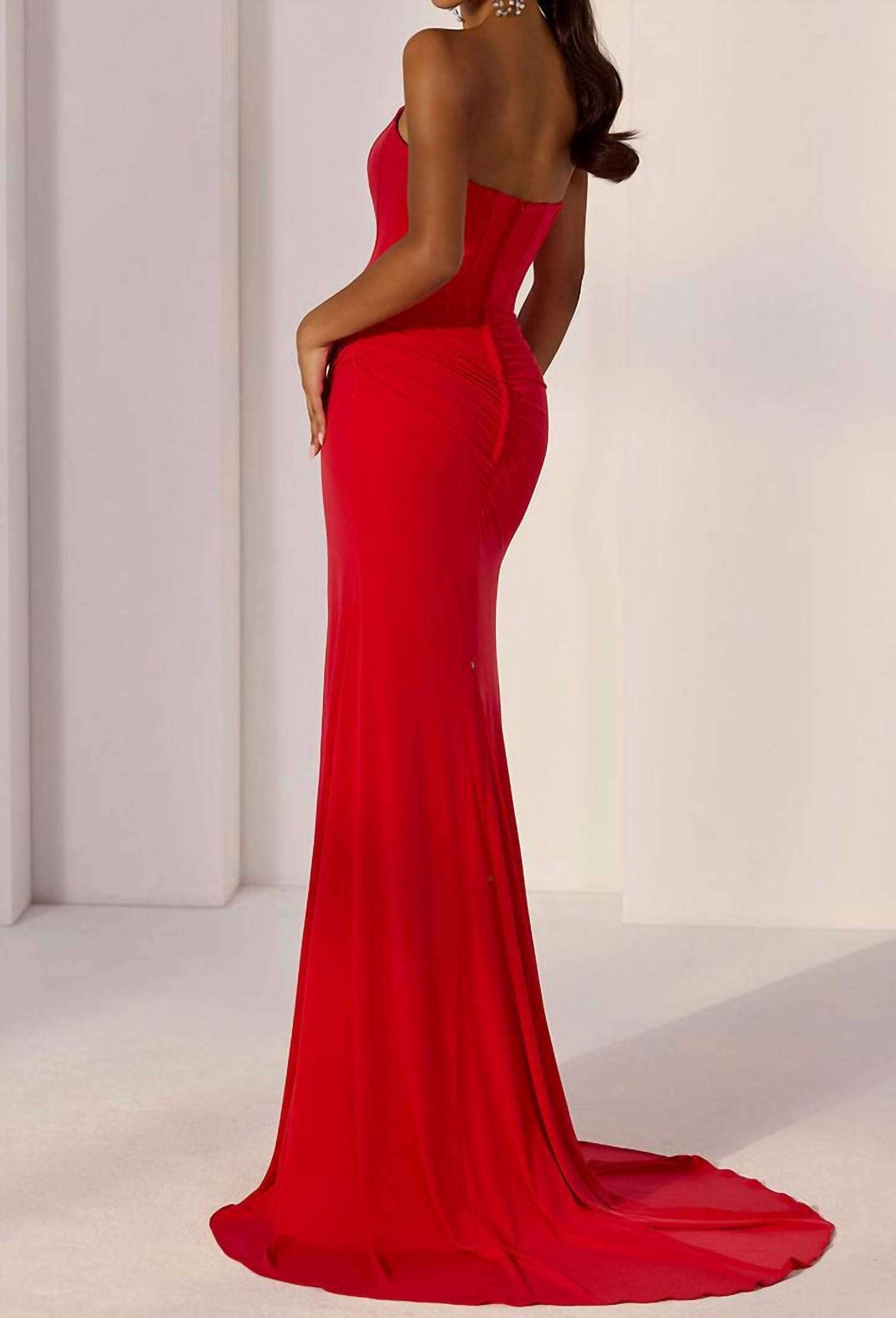 Morilee - Strapless Scoop Prom Gown