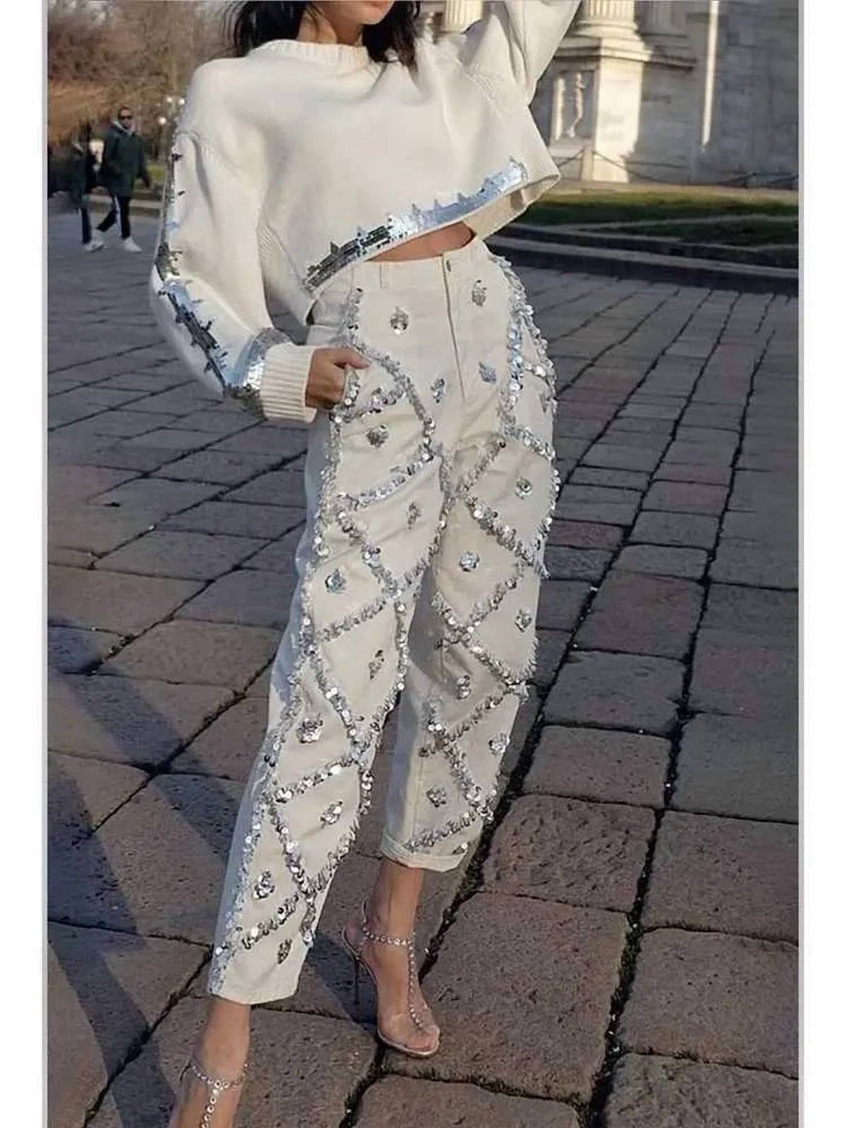 Monte - Sequin Denim Jeans
