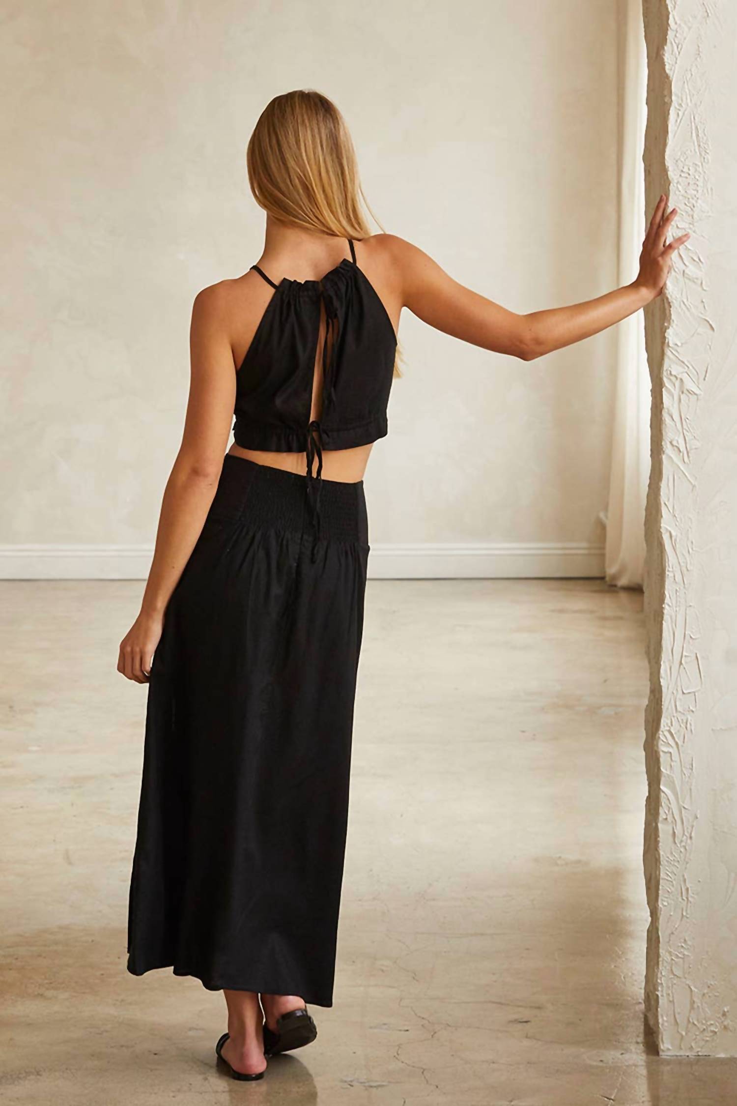 Crescent - Halter top and skirt