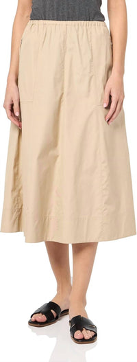 Vince - Gathered Utility Zipper Pocket Skirt