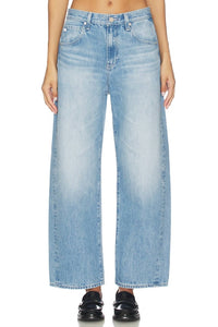 AG Jeans Hattie High Rise Barrel Jeans in blueprint - women's jeans