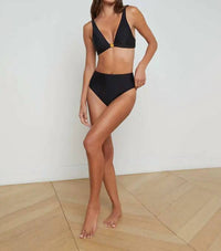 L'Agence - Vanessa Grommet High Waist Bikini Bottom