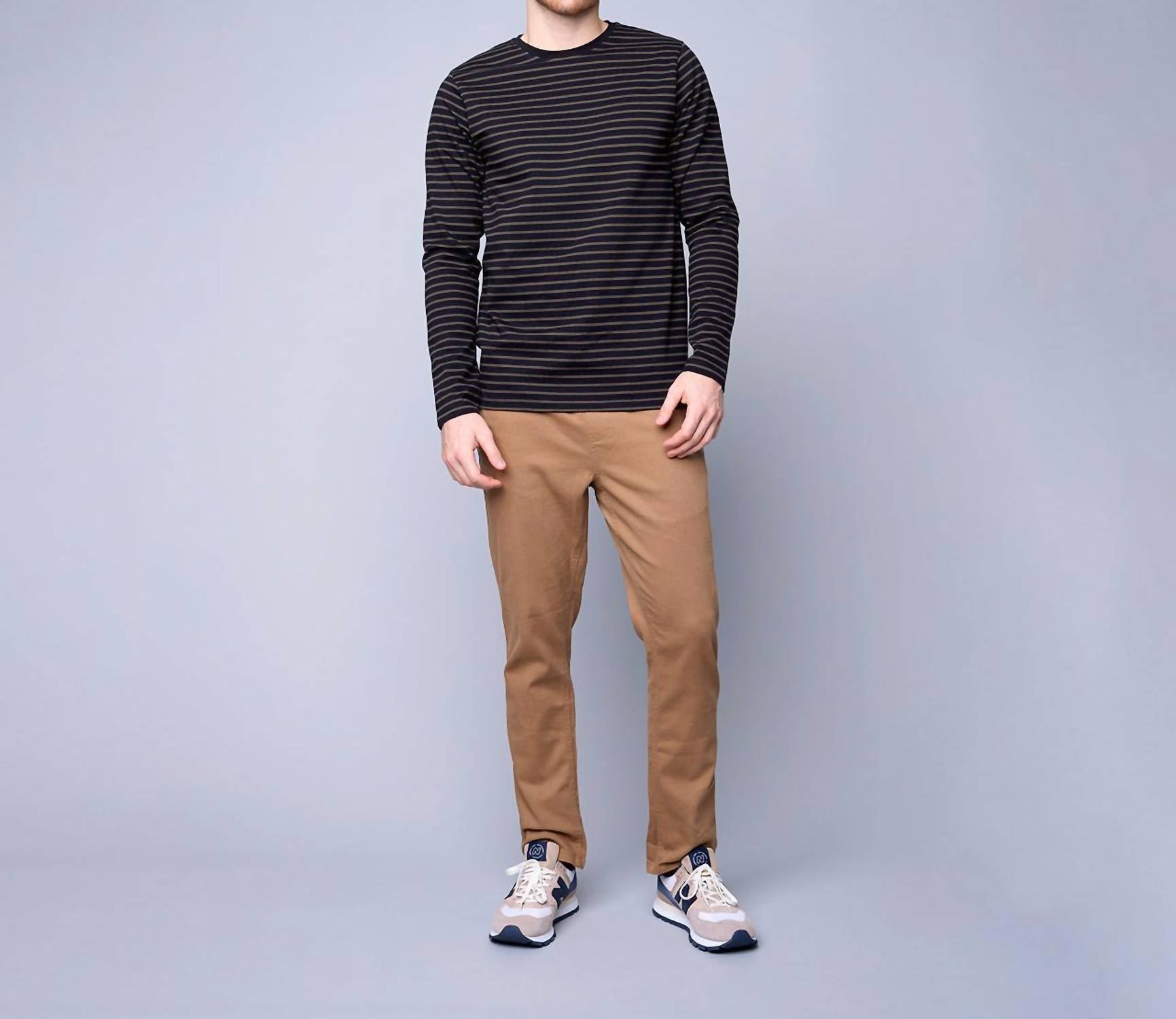 Hedge - Striped Long Sleeve Shirt