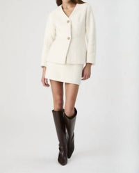French Connection - Textured Boiled Wool Jacket