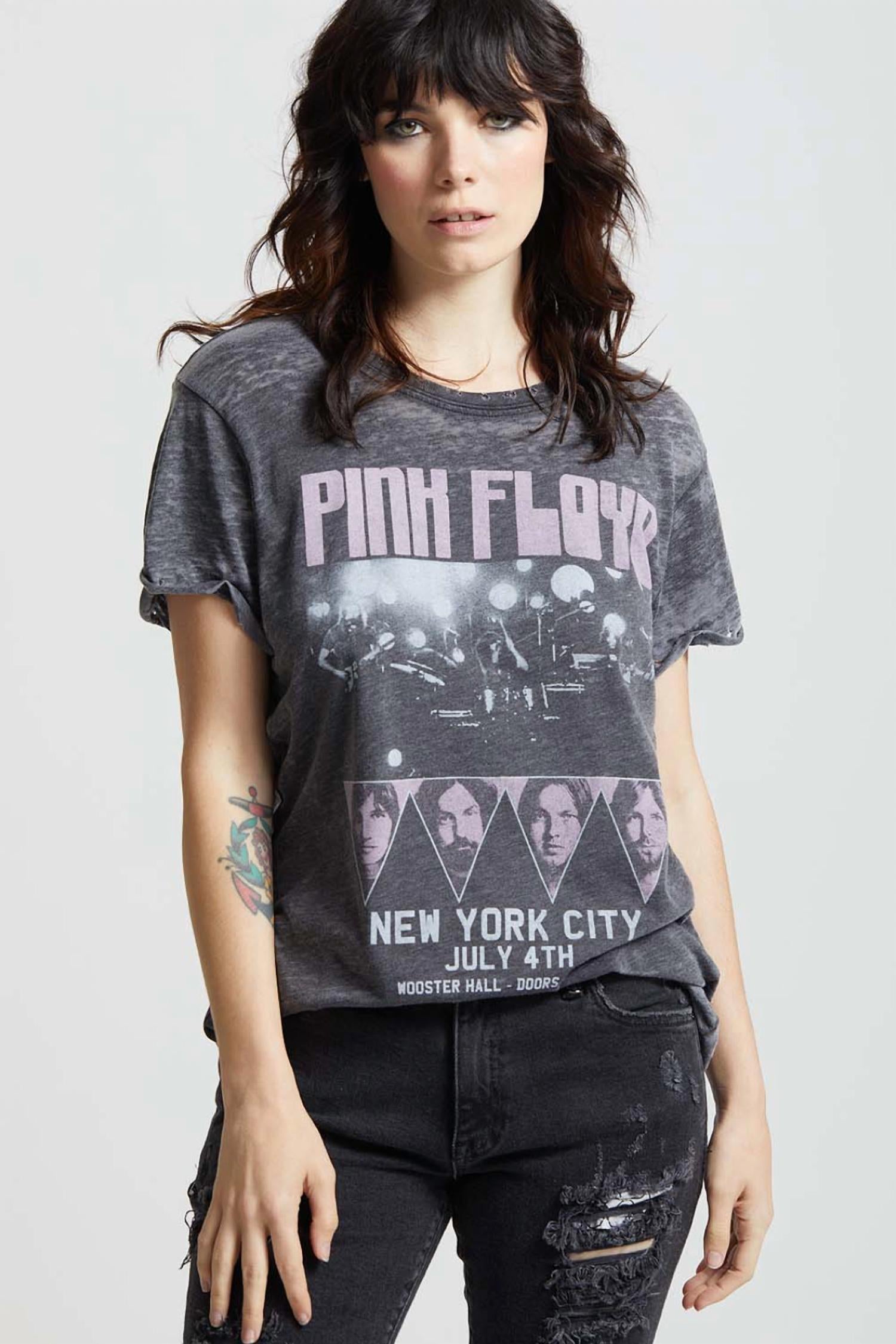 Recycled Karma - Pink Floyd NYC Distressed Tee