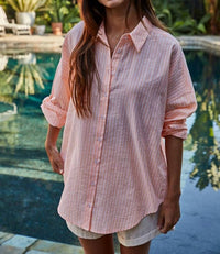 By Together - Striped Button Down Shirt