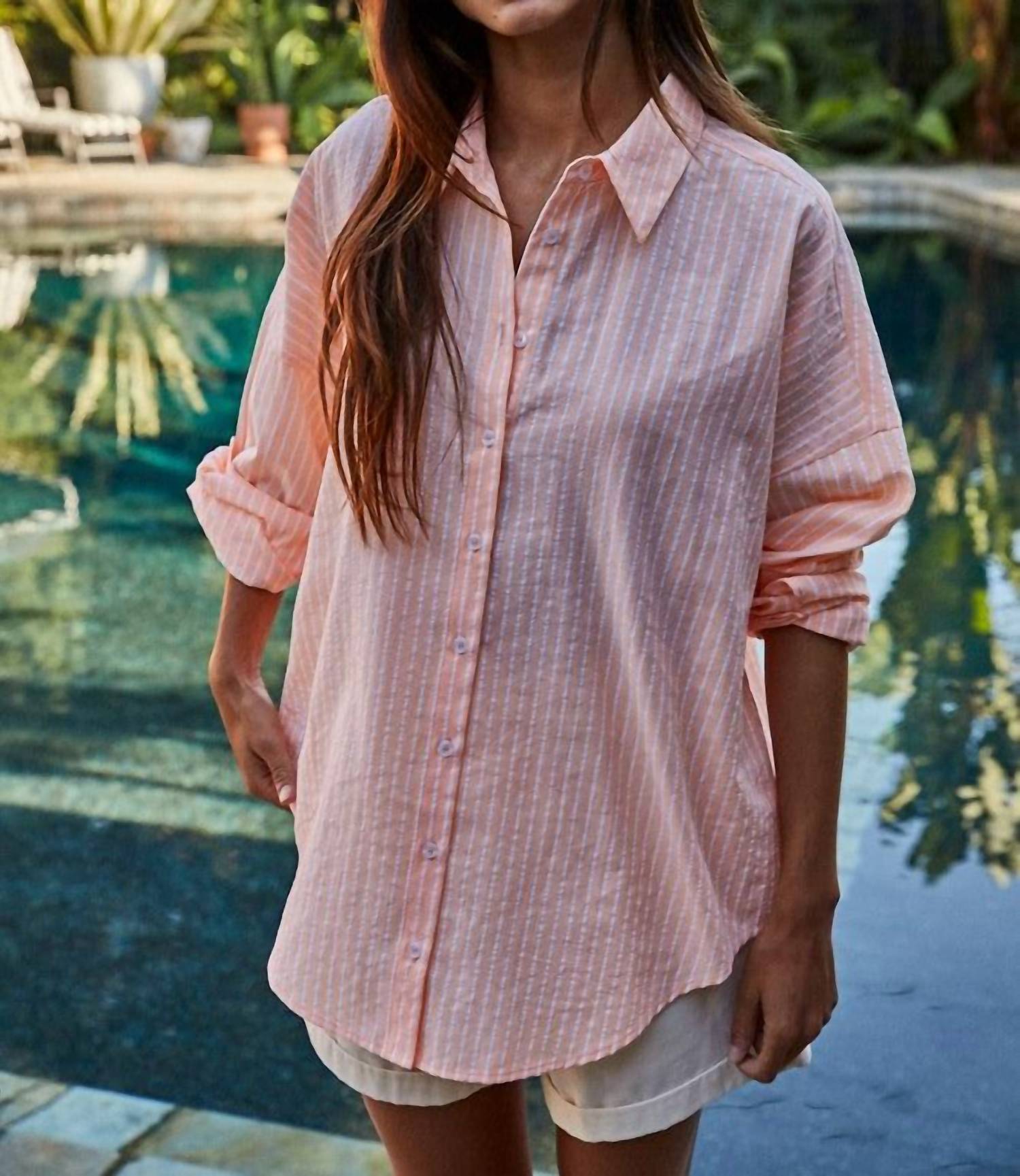 By Together - Striped Button Down Shirt