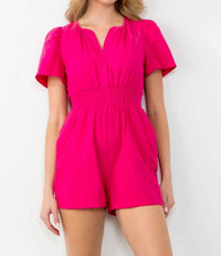 Thml - Smocked Waist Romper