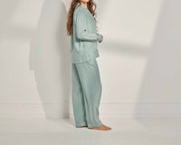 The Sleep Code - Women's Washable Silk Long Pj Set