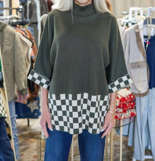 Yolly - Diana Checkered Sweater