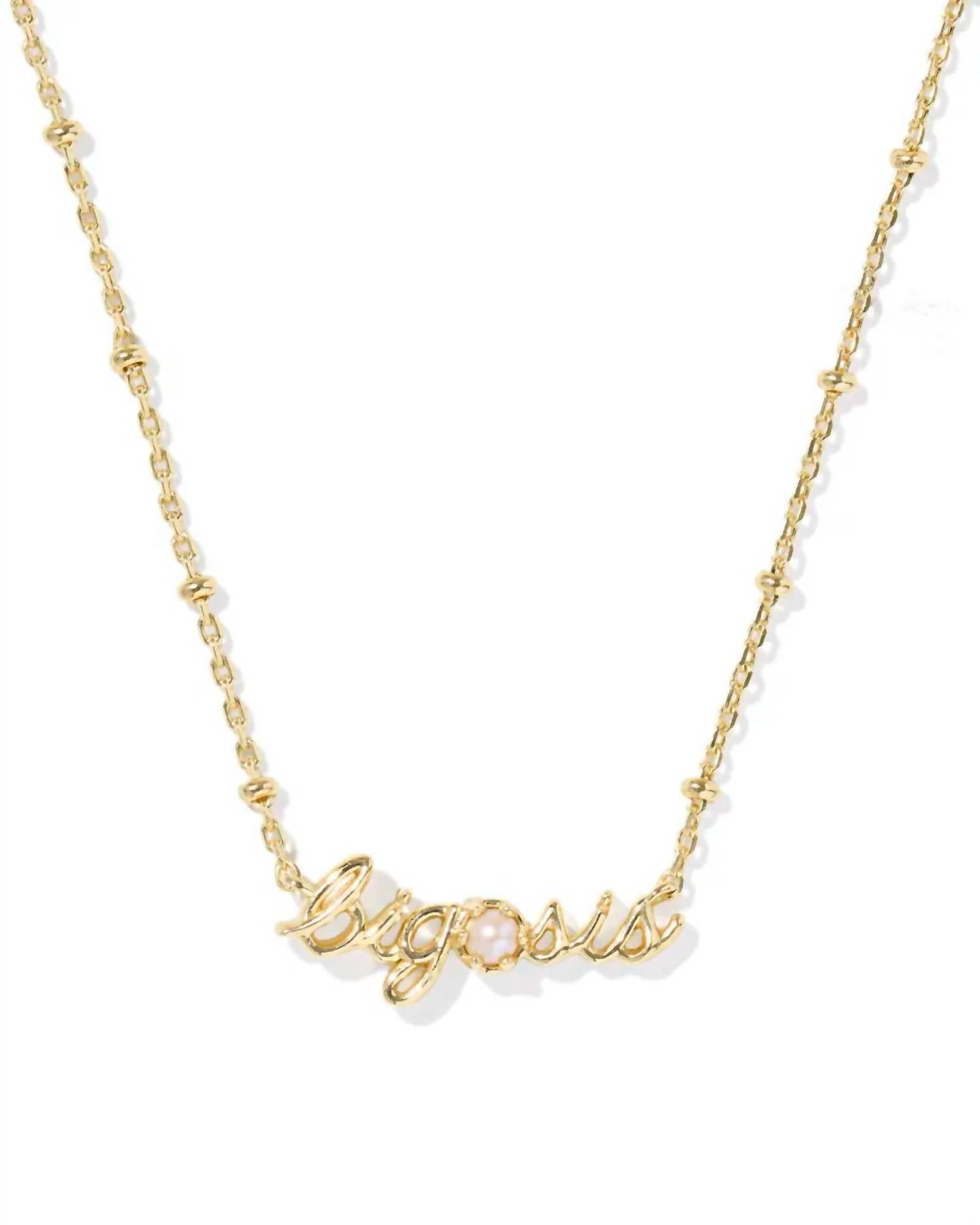 Kendra Scott - Women's Big Sis Short Pendant Necklace
