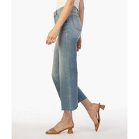 KUT FROM THE KLOTH Meg High Rise Ankle Flare Jeans in romantic wash - women's jeans - alternate view