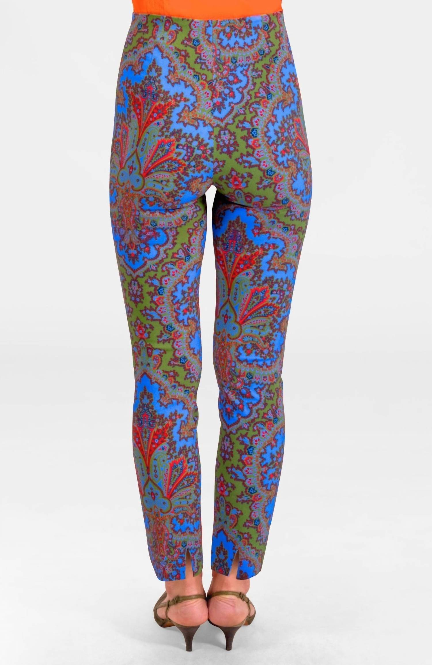 Gretchen Scott - Gripeless Pull-on Passion Paisley Pants