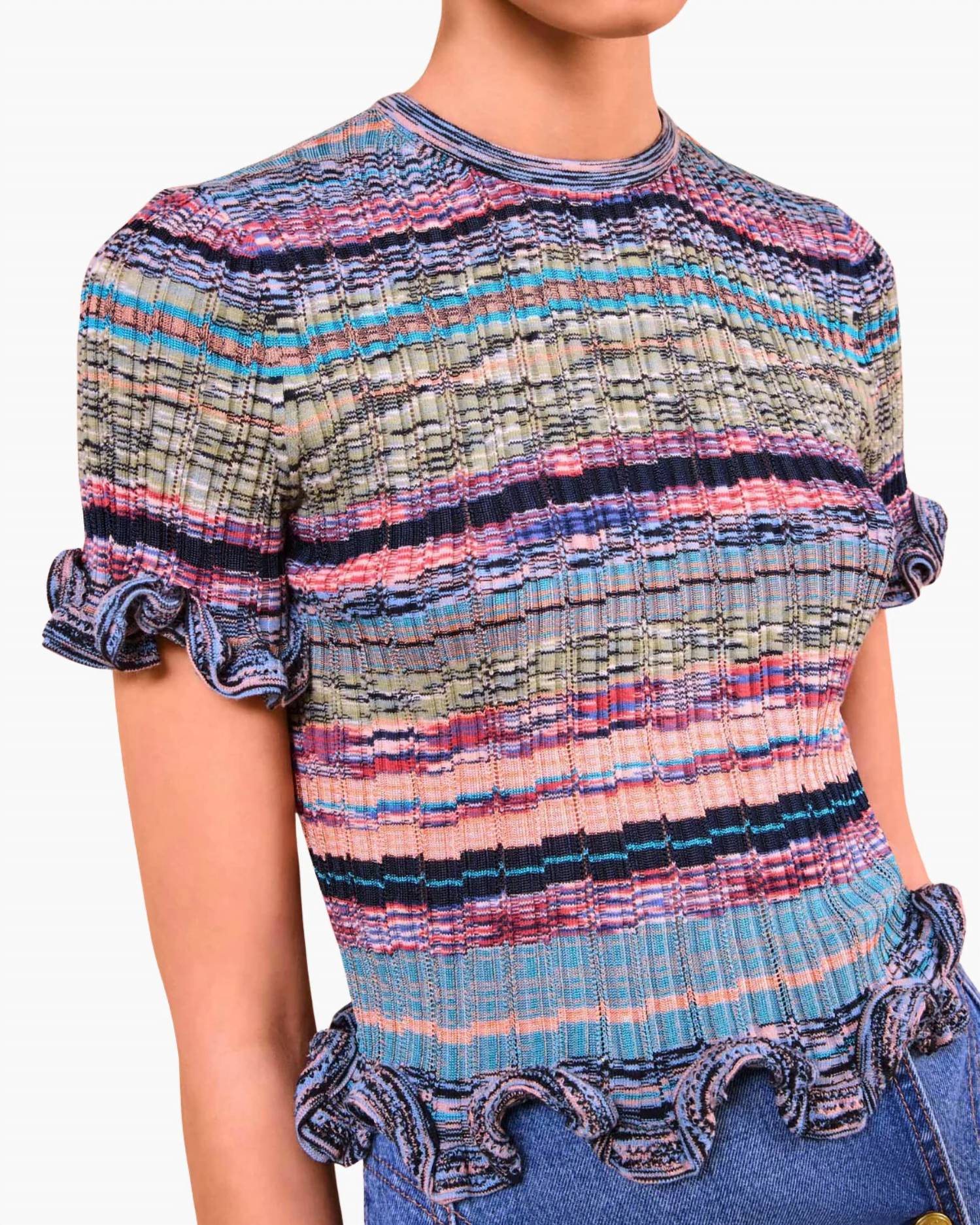 Ulla Johnson - Miya Short Sleeve Knit Top