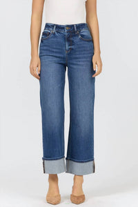 Dear John Denim - Harbor Cuff Wide Leg Jeans
