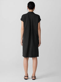 Eileen Fisher - Stripe Stitch Shirtdress