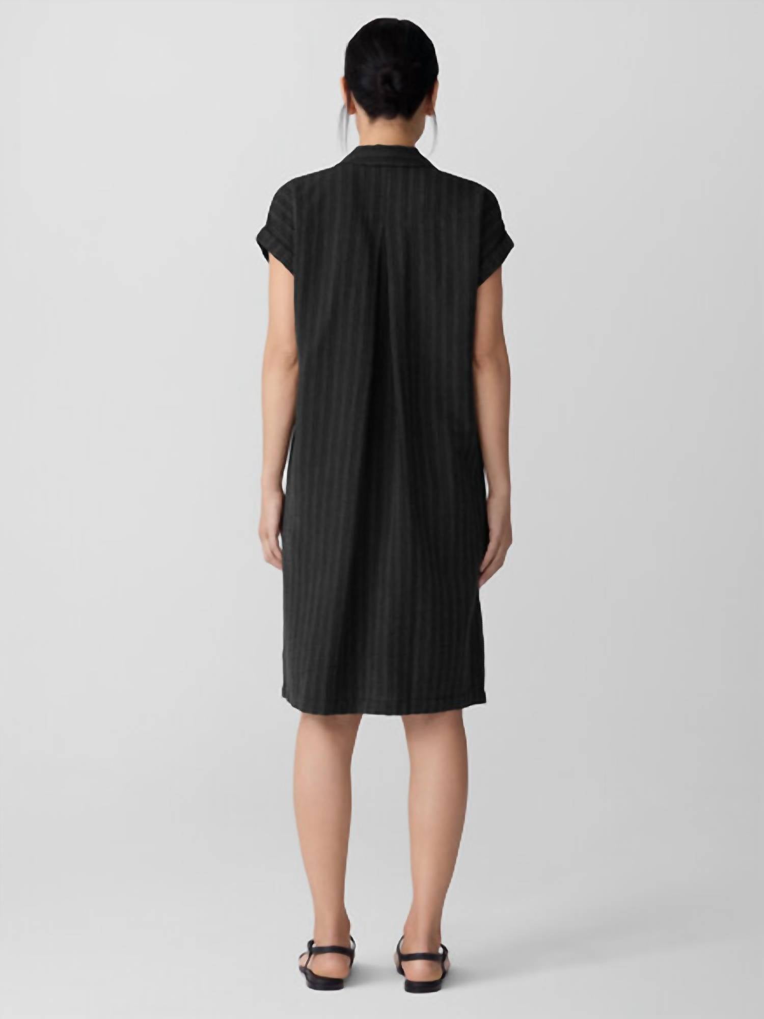 Eileen Fisher - Stripe Stitch Shirtdress