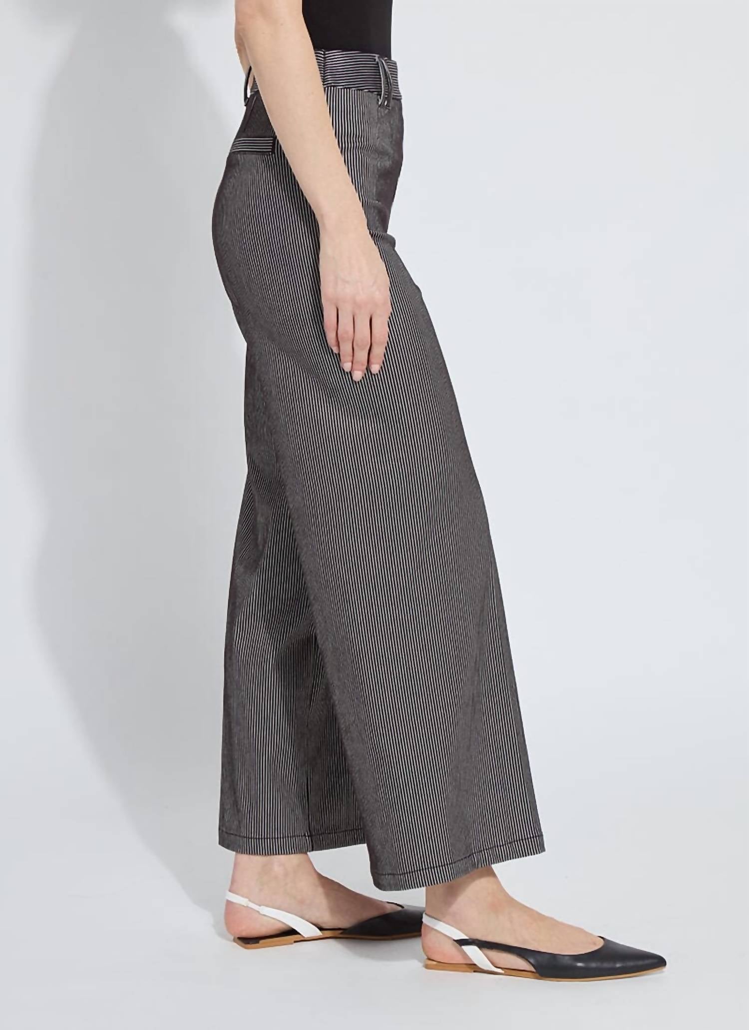 Lysse - Darlene Hi Waist Wide Leg Denim Pants