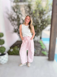 Peach Love - Women's Promise Drawstring Barrel Pants