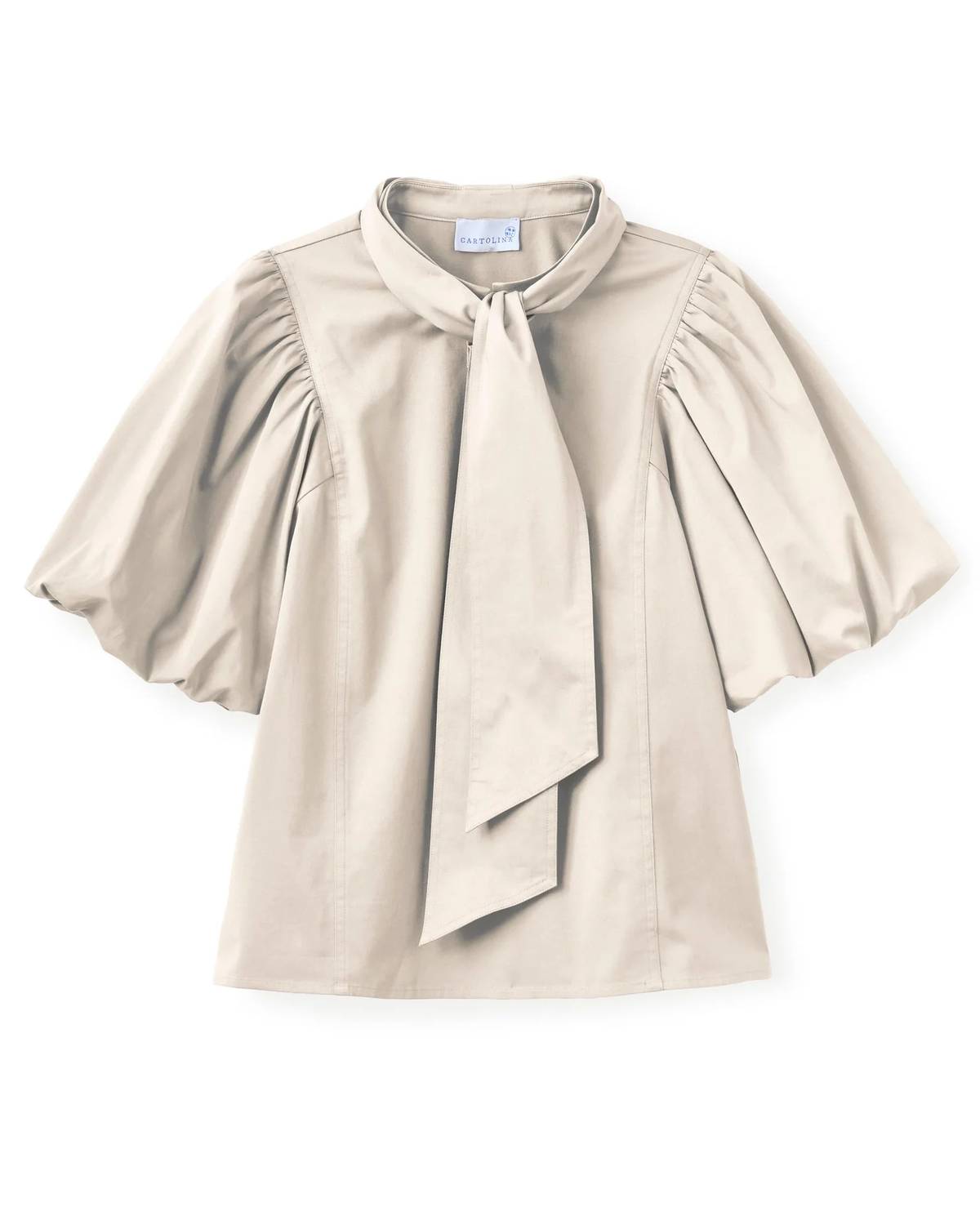 Cartolina Nantucket - Perry Tie Neck Top