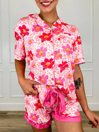 Jess Lea - The Floral Feline High-rise Pj Set