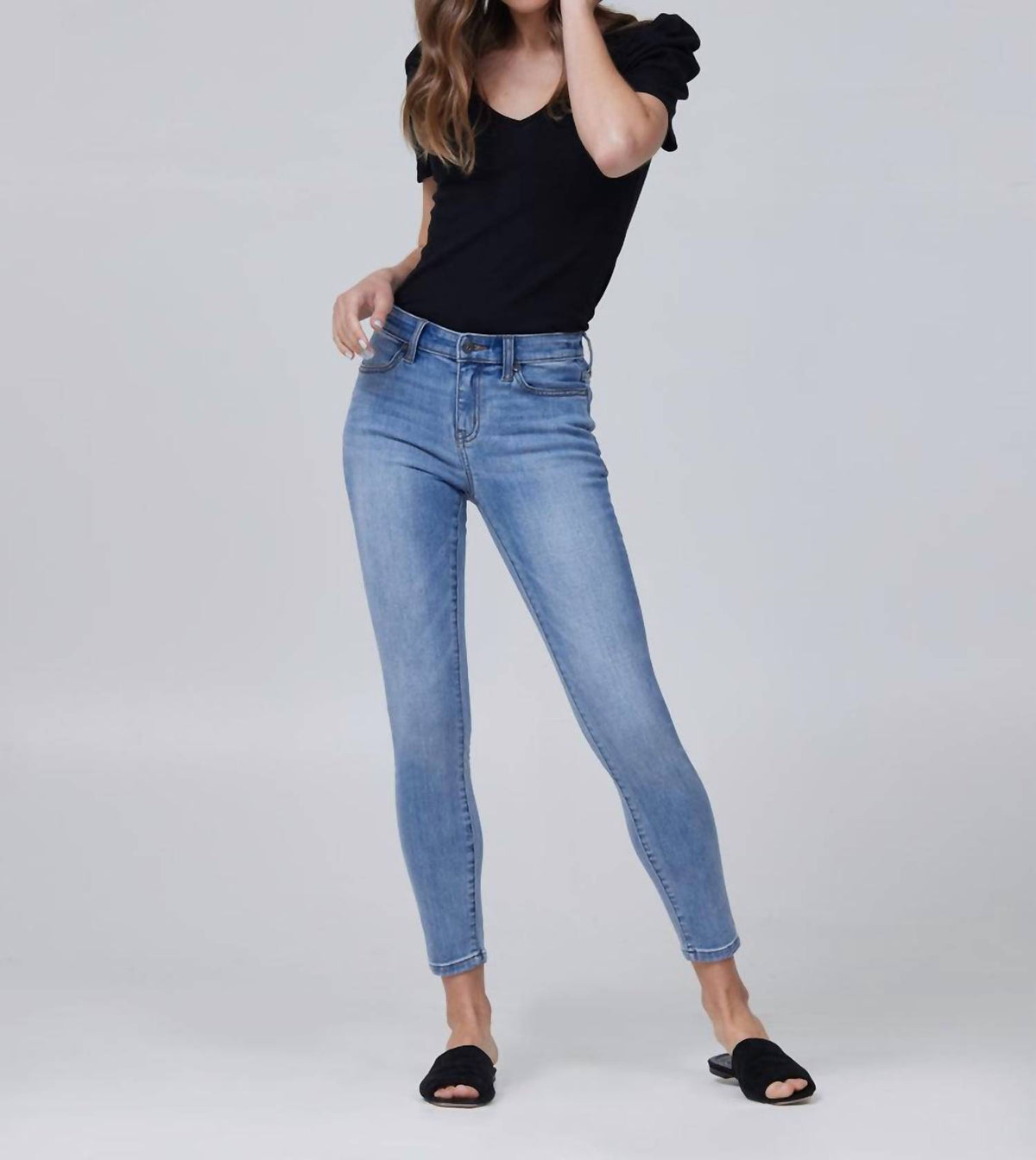 Lila Ryan - Louise Mid-Rise Skinny Ankle Jeans