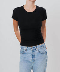 Eterne - Fitted Crewneck Short Sleeve T-shirt