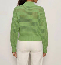 Sanctuary - Open Knit 1/2 Zip Sweater