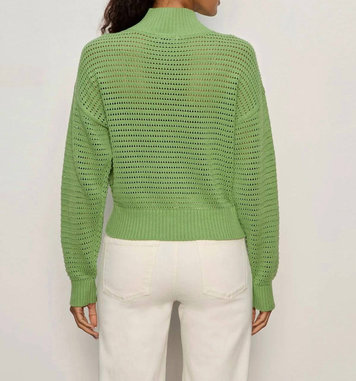 Sanctuary - Open Knit 1/2 Zip Sweater