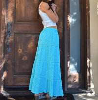 Flowers By Zoe - Aria Eyelet Maxi Skirt
