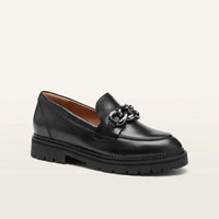 FRANKIE4 Women's Saint Loafer in black - women's flats - detail view