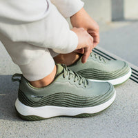 Alegria Women's In8 Comfort Lace Up Sneakers in olive - women's sneaker - view 7