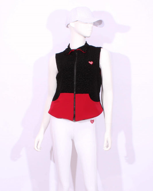 Love Love Tennis - Women's Leopard Reversible Vest