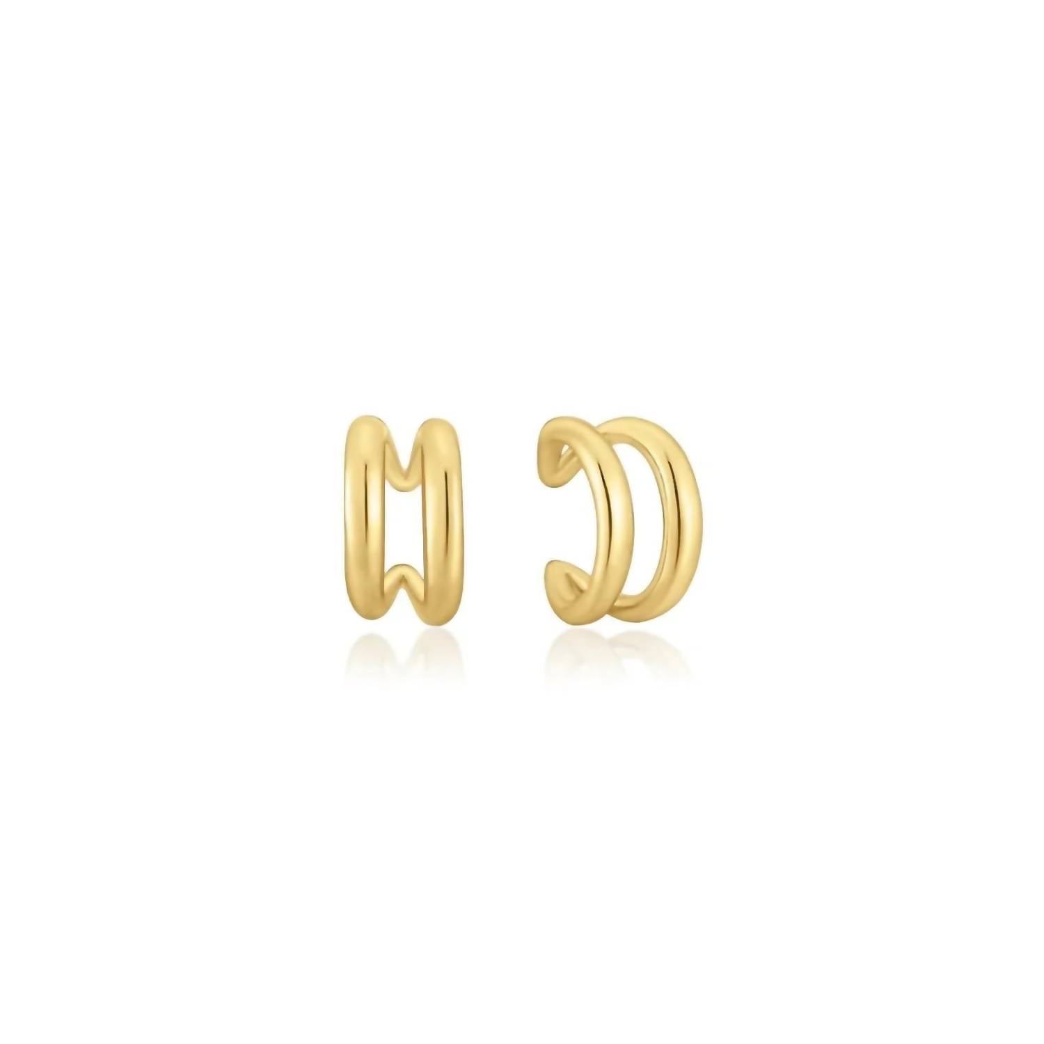 Eklexic - Women's Double Cuff Earrings