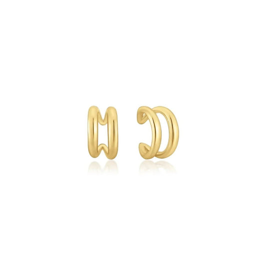 Eklexic - Women's Double Cuff Earrings