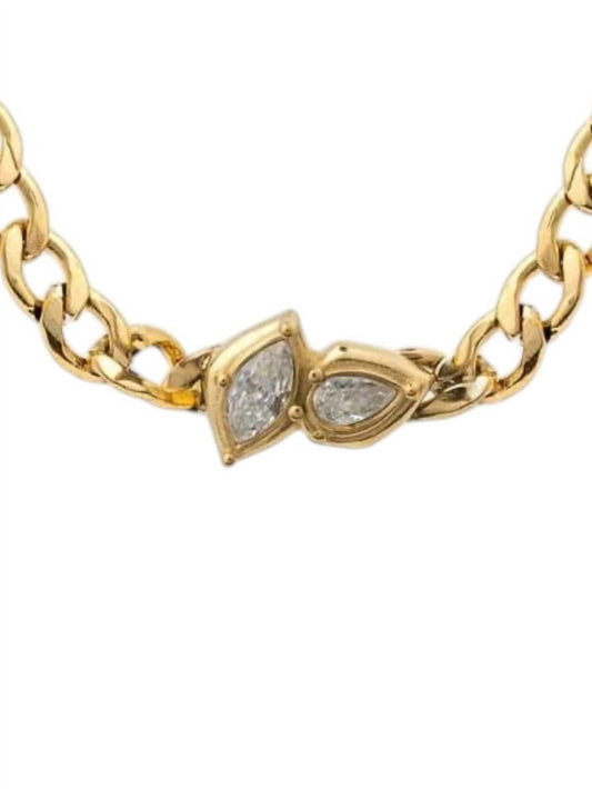 Bracha - Holly 2 Stone Necklace