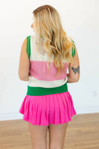 Grace + Emma - Pickle-ball Sweater Vest