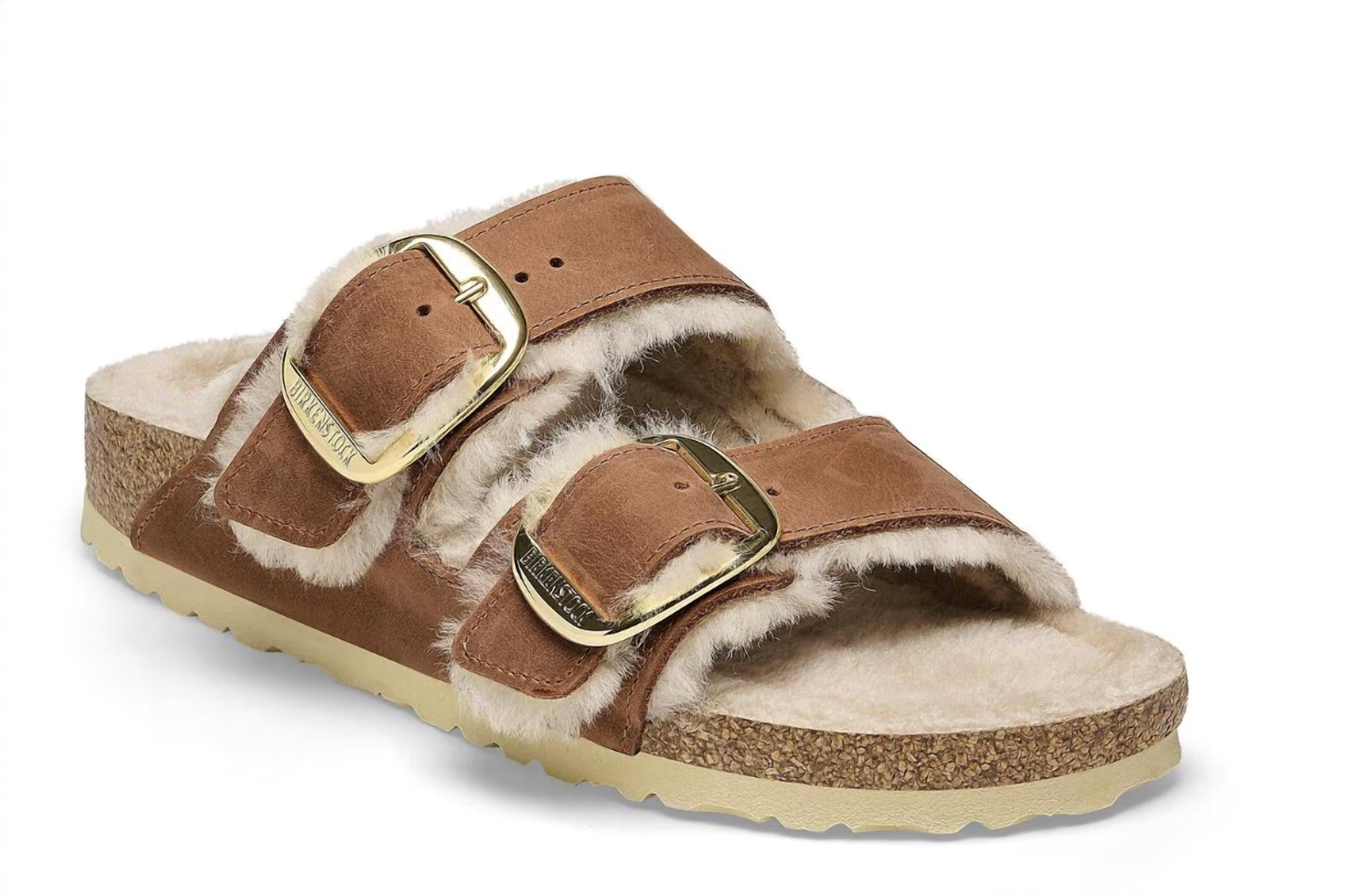 Birkenstock - Women's Arizona Big Buckle Shearling Slippers