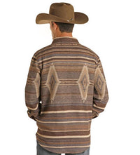 Rock & Roll Denim - Aztec Jacquard Snap Shirt Jacket