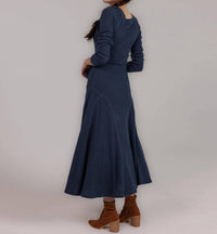 Downeast - Destination Long Sleeve Midi Length Knit Dress