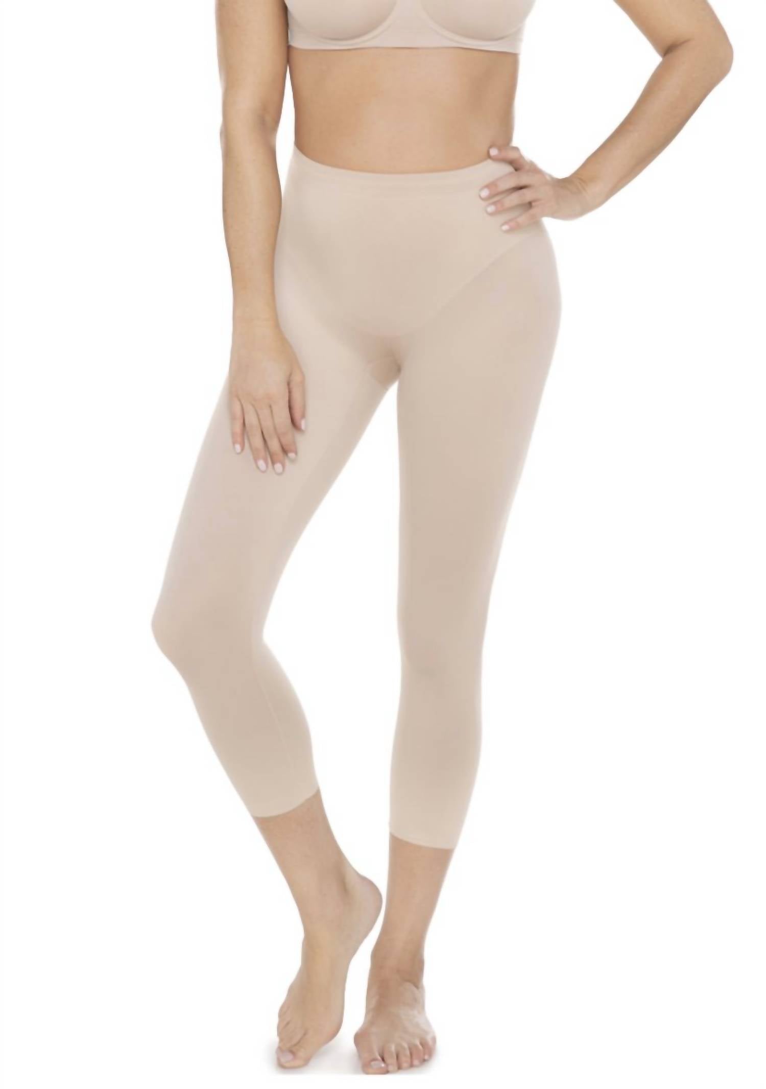 Miraclesuit Flexible Fit Waistline Pantliner in beige - women's pants - detail view